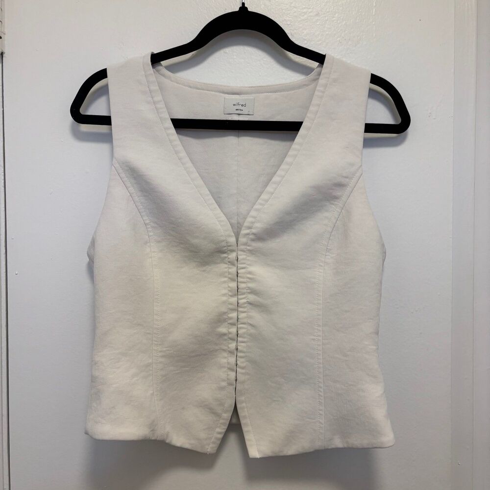 Aritzia Wilfred Attire Vest Size 8